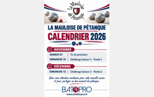 CALENDRIER 2026