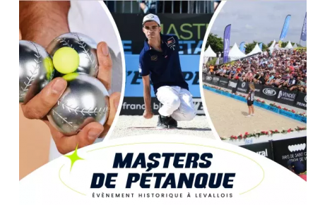 Participation aux masters de pétanque à Levallois